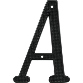 4" Black Letter A, Package Of 2