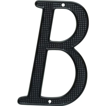 Image for 4" Black Letter B, Package Of 2 from HD Supply