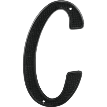 Image for 4" Black Letter C, Package Of 2 from HD Supply