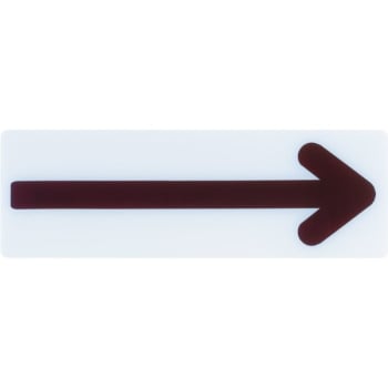 Image for HY-KO Arrow Sign, Self-Adhesive Plastic, 9 x 3" from HD Supply