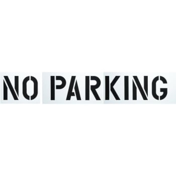 Image for HY-KO "NO PARKING" Parking Lot Stencil, 12" Letters, 86 x 16" from HD Supply