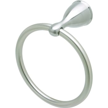Seasons® Anchor Point™ Brushed Nickel Towel Ring