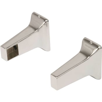 3/4" Concealed Screw Mount Towel Bar Brackets In Chrome