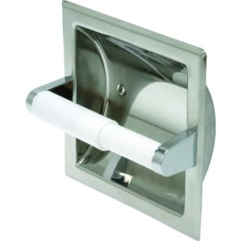 Image for Bright Polished Stainless Steel Toilet Paper Dispenser Recessed from HD Supply