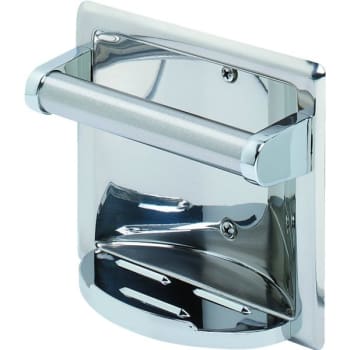 Image for Polished Stainless Steel Recessed Soap Holder from HD Supply
