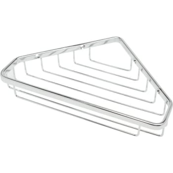 Image for Seasons® Stainless Steel 9-1/2" Corner Shower Basket from HD Supply