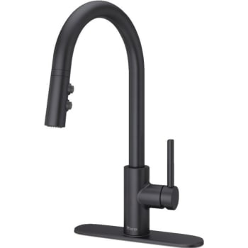Pfister Stellen 1-handle Pull-down Kitchen Faucet In Matte Black