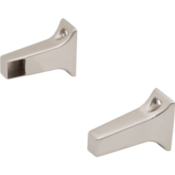 Image for 5/8" Exposed Screw Mount Towel Bar Brackets In Satin Nickel from HD Supply