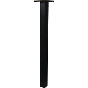 Image for Gibraltar Mailboxes Brighton Aluminum Top Mount Mailbox Post in Black from HD Supply