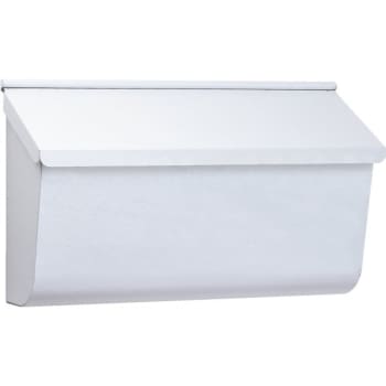 Image for Gibraltar Mailboxes Woodlands Wall Mount Mailbox in White from HD Supply