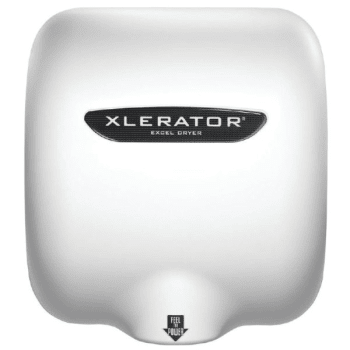 Xlerator® High Speed Hand Dryer White Bmc Cover Noise Reduction Nozzle 110-120v