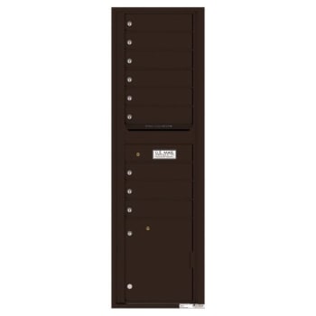 Image for Florence Mfg Versatile Brown, 16 High Suite, 9 Mailboxes, 1 Parcel Locker, 1 Outgoing from HD Supply