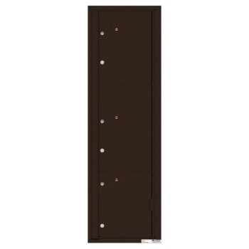 Image for Florence Mfg Versatile 4c Mailbox, 16 High Suite, 3 Parcel Lockers, Brown from HD Supply