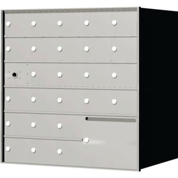 Image for Florence Mfg 1400 Front Load Mailbox - 1 Master Door, 25 Mailboxes, 1 Parcel Locker from HD Supply