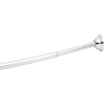 Image for Moen 60" Chrome Adjustable Curved Shower Rod from HD Supply
