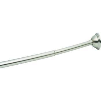Moen 60" Brushed Nickel Adjustable Curved Shower Rod