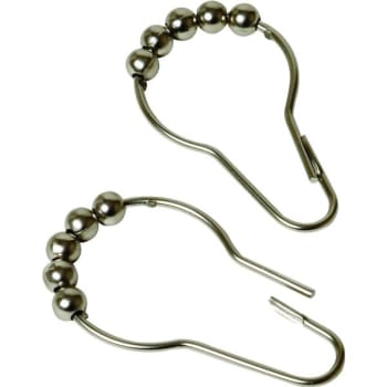 Image for Satin Nickel Roller Curtain Rings, Package Of 12 from HD Supply