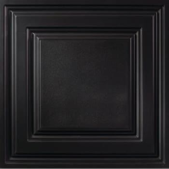 Image for Genesis 2ft x 2ft Icon Relief Black Lay In Ceiling Tile, Carton Of 12 from HD Supply