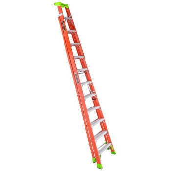 Louisville Ladder 12 Foot Fiberglass Cross Step Convertible Ladder Type 1A