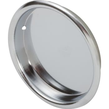 Image for 2-1/8" Wardrobe Flush Finger Pull Chrome, Package Of 5 from HD Supply