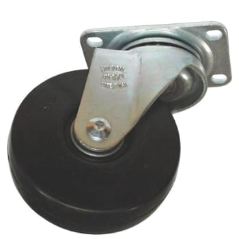 Image for Rubbermaid 4 Inch Swivel Plate Caster With Hardware For Rubbermaid Tilt Truck from HD Supply