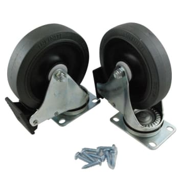 Image for Rubbermaid 5 Inch Swivel Caster Kit With Hardware For  Mobile Waste Collector from HD Supply