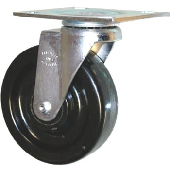 Image for Rubbermaid 5 Inch Swivel Plate Caster W/hardware For Rubbermaid Tilt Truck from HD Supply