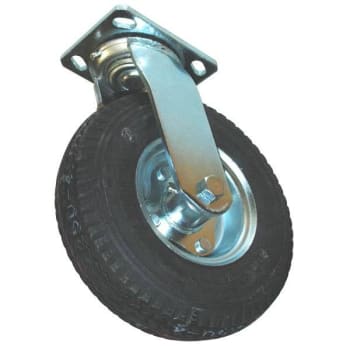 Image for Rubbermaid 8 Inch Pneumatic Swivel Plate Caster For  Heavy Duty Platform Truck from HD Supply