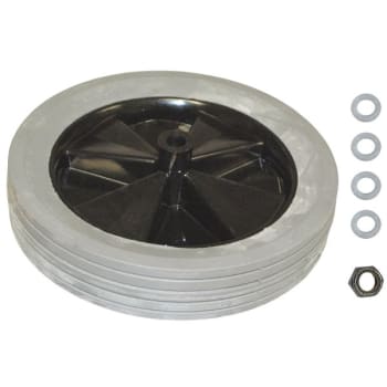 Image for Rubbermaid 12 Inch  Wheel With Hardware For Rubbermaid Tilt Truck Fg1011l10000 from HD Supply