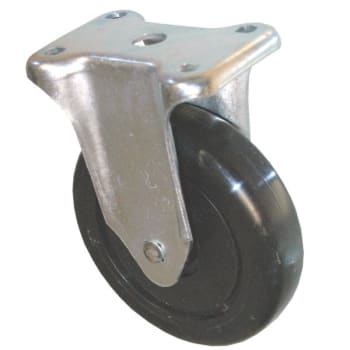 Image for Rubbermaid 5 Inch Rigid Plate Caster W/hardware For Rubbermaid Cube Truck from HD Supply