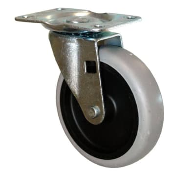 Image for Rubbermaid 4 Inch  Swivel Plate Caster With Hardware  Fg1011l20000 from HD Supply