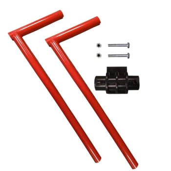 Image for Rubbermaid Front Folding Support Tube Kit For  Convertible Utility Cart from HD Supply
