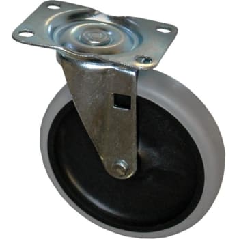 Image for Rubbermaid 5 Inch Swivel Plate Caster For Rubbermaid Utility Cart from HD Supply