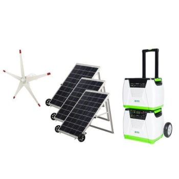 Image for Nature's Generator 1800w Pod And Solar Kit from HD Supply