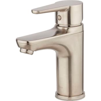 Pfister® Pfirst Modern Single Handle Bathroom Faucet Nickel, Push & Seal Drain
