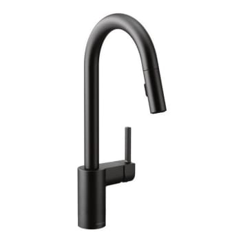 Moen® Align® High Arc Single Handle Pull-Down Kitchen Faucet, Matte Black Finish