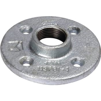 Image for Southland® Galvanized Floor Flange Pipe Fitting, 2" from HD Supply