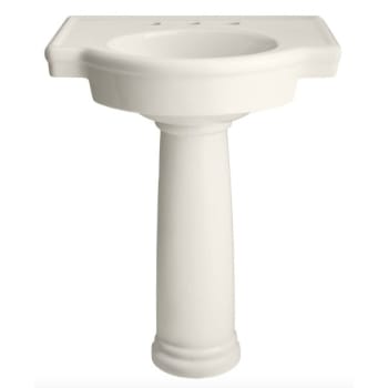 Image for American Standard® 27" Retrospect® Pedestal Sink Combo 8" Faucet Holes Linen from HD Supply