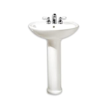 Image for American Standard® 24" Cadet® Pedestal Sink Combination 4" Faucet Holes White from HD Supply