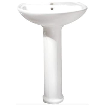 Image for American Standard® 24" Cadet® Pedestal Sink Combination Single Faucet Hole White from HD Supply