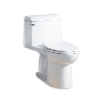 American Standard® Champion® 4 1-Pc Elongated Toilet With Seat 1.6 GPF ADA White