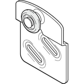 Image for Wardrobe Bi-Pass Door Front 7/8" Diameterroller 1/4" Offset Package Of 2 from HD Supply