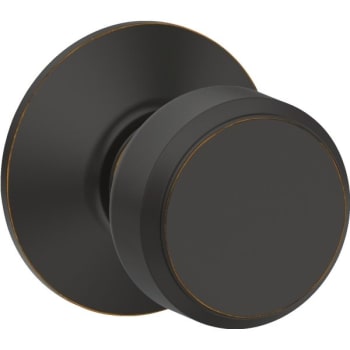 Image for Schlage® Bowery F Series Knob, Passage, Grade AAA, Aged Bronze from HD Supply