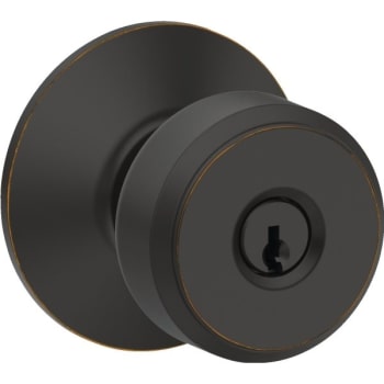 Image for Schlage® Bowery F Series Knob, Entry, Grade AAA, Aged Bronze from HD Supply