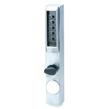 Image for Stanley Simplex Access Controls Narrow Push But Entry Trim Satin Chrome from HD Supply