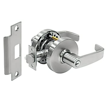 Image for Schlage Sargent Cylindrical Latchset, Office L Rose L Lever Satin Chrome from HD Supply