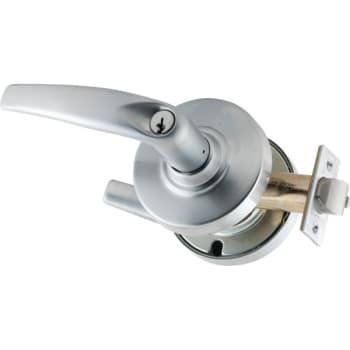Image for Schlage Grade 1 Cylindrical Lever Latchset. Entrance C Keyway Satin Chrome from HD Supply