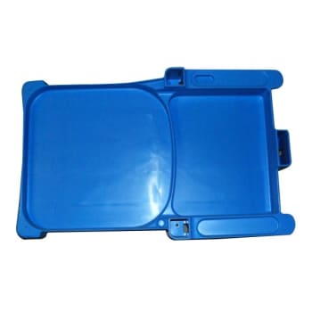 Image for Rubbermaid Janitor Cart Bottom Shelf (Blue) from HD Supply