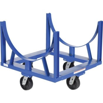 Vestil Blue Heavy-Duty Cradle Cart 30 X 30"