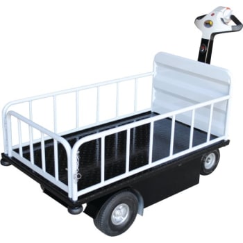 Image for Vestil Black Traction Drive Cart Top Load With Gate from HD Supply